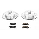 Power Stop 05-12 Nissan Pathfinder Rear Z23 Evolution Sport Brake Kit w/Calipers