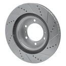 R1 10-24 Toyota 4Runner Front Drill & Slot Silver Rotors