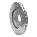 R1 04-07 Volvo V70 Front Drilled & Slotted Silver Brake Rotor Set