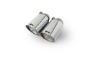 Remus Stainless Steel 102mm Angled Straight Cut Chrome w/Adj Clamp Tail Pipe Set (Pair)
