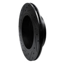 R1 95-06 Jaguar XJR Rear Right Drilled & Slotted Black Brake Rotor
