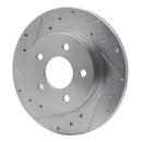 R1 04-12 Chevrolet HHR Front & Rear Drilled & Slotted Silver Brake Rotor Set
