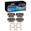 DFC 05-23 Chrysler 300 Rear Geospec Rotors w/4000 HybriDynamic Brake Pads w/Hardware