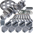Eagle Chevy LT1350 1Pc 3.750in Crank 6.000in I-Beam Rod 4.040in Pistons 153 Tth FP Balanced Assembly