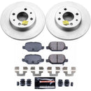 Power Stop 12-18 Fiat 500 Front & Rear Z23 Evolution Sport Coated Brake Kit