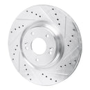 R1 19-22 Hyundai Veloster N Front & Rear Drilled & Slotted Silver Brake Rotor Set