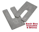 SPC Performance AL SHIMS 3X6 X 0.5 deg.(6)