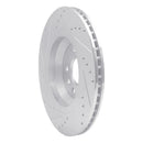 R1 18-25 Volkswagen Atlas Front & Rear Drilled & Slotted Silver Brake Rotor Set