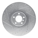 R1 08-19 BMW X6 Front & Rear Drilled & Slotted Silver Brake Rotor Set
