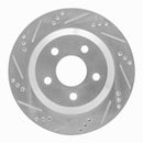 R1 98-02 Chevrolet Camaro Front & Rear Drilled & Slotted Silver Brake Rotor Set