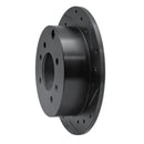 R1 99-06 Hyundai Sonata Rear Right Drilled & Slotted Black Brake Rotor