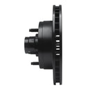 R1 73-93 Ford E-100 Econoline Front Right Drilled & Slotted Black Brake Rotor