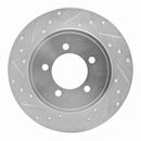 R1 06-10 Ford Explorer Sport Trac Front & Rear Drilled & Slotted Silver Brake Rotor Set
