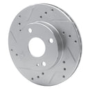 R1 90-93 Mazda Miata Front Drilled & Slotted Silver Brake Rotor Set