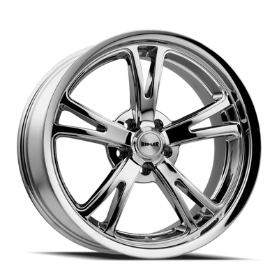 Ridler 606 18x8 / 5x127 BP / 0mm Offset / 83.82mm Hub Chrome Wheel