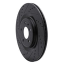 DFC 08-25 Audi A6 ALLROAD Rear Left Drilled & Slotted Black Brake Rotor