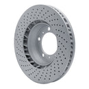 DFC 99-23 Porsche 911 Right Front Drilled Hi-Carbon Alloy Geomet Coated Rotor