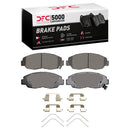 DFC 06-11 Honda Civic Front Drilled & Slotted Geoperformance Rotors 5000 Advanced Pads w/Hardware