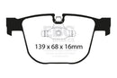 EBC S1 Brake Pad and Rotor Kit