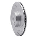 R1 01-08 Saab 9-2X Front Drilled & Slotted Silver Brake Rotor Set