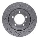 DFC 05-23 Porsche 718 Cayman Rear Drilled GeoSPEC Coated Rotor