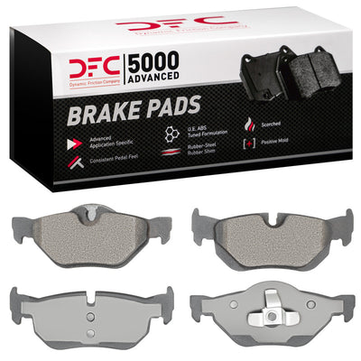 DFC 06-15 BMW 328i xDrive Rear 5000 Advanced Low Metallic Brake Pads