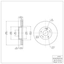DFC GeoSPEC Coated Rotors - Plain
