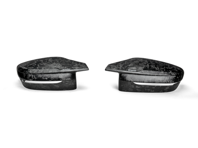 Akrapovic BMW M2 Coupe (G87) Chopped Carbon Fiber Mirror Cap Set - Matte