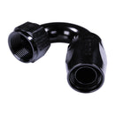 Russell 16AN ProClassic 150 Degree Hose End - Black