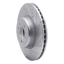 R1 13-20 BMW 335I xDrive Front Right Drilled & Slotted Silver Brake Rotor