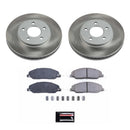 Power Stop 05-10 Ford Mustang Front and Rear Semi-Coated Rotor Kit