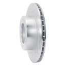R1 95-04 Toyota 4Runner Front Left Drilled & Slotted Silver Brake Rotor