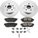 Power Stop 2019 Toyota Avalon Front & Rear Z17 Evolution Geomet Coated Brake Kit