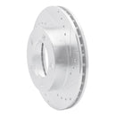 R1 94-96 Ford F-150 4WD Front Right Drilled & Slotted Silver Brake Rotor
