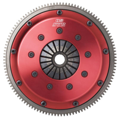 OS Giken Mini Cooper S R56 1.6L 6MT STR Series 215mm Solid Soft Release Sleeve Assy. & FW Bolts