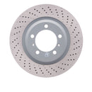 DFC 12-16 Porsche 911 Right Front Drilled Hi-Carbon Alloy Geomet Coated Rotor