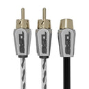 DS18 Level 3 RCA Wire Y Connector 1 Male to 2 Female Black