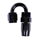 Russell 4AN ProClassic 180 Degree Hose End - Black