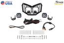 Diode Dynamics 17-24 Can-Am Maverick X3 Stage Series LED Grille Kit - Pro White Fog