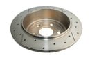 DBA 07-16 Jeep JK Wrangler & Rubicon w/HD Brakes Street Series Rear Cross Drilled & Slotted Rotor