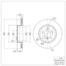 DFC GeoSPEC Coated Rotors - Plain