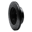 R1 02-06 Dodge Sprinter 2500 Front Right Drilled & Slotted Black Brake Rotor