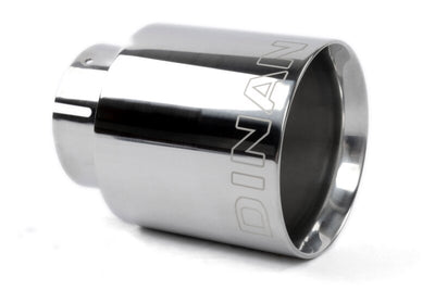 Dinan Double-Walled 4in Clamp-On Exhaust Tip - Polished - 4in Outlet / 2.75in Inlet