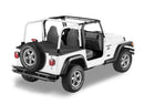 Bestop 97-02 Jeep Wrangler TJ Duster Deck Cover (Black Denim Factory Hardtop)