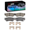 DFC 99-04 Chevrolet Tracker Front Rotors w/4000 HybriDynamic Brake Pads w/Hardware