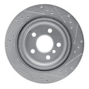 R1 16-24 BMW 228i xDrive Gran Coupe Front & Rear Drilled & Slotted Silver Brake Rotor Set