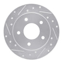 R1 86-92 Buick Riviera Rear Drilled & Slotted Silver Brake Rotor Set