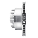 R1 92-94 Ford E-350 Econoline Club Wagon Front Left Drilled & Slotted Silver Brake Rotor