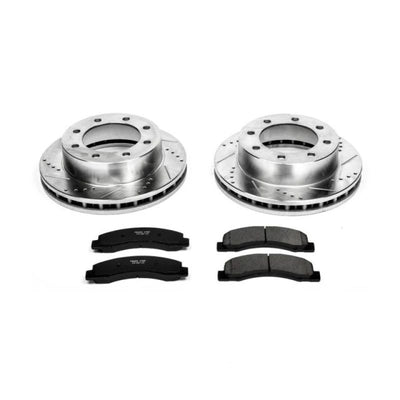 Power Stop 1999 Ford F-250 Super Duty Front Z23 Evolution Sport Brake Kit w/Calipers