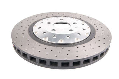 DBA 14-18 Audi RS7 Iron Rotors Front 5000 Series Drilled & Slotted Rotor w/Silver Hat